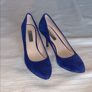 INC Royal Blue Heels. 3”, Size 8M